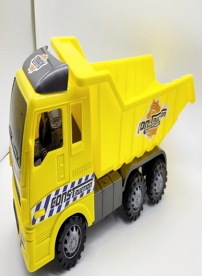 FRATELLI Big Size Exclusive Toys for Kids|Boys|Girls (Construction Dumper Truck Yellow Big) - Image 1